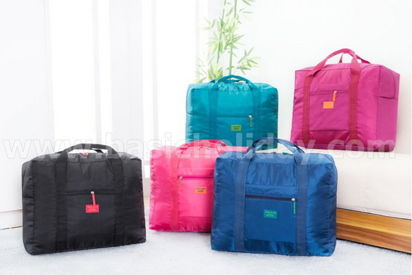 กระเป๋าเดินทางพับเก็บได้ อเนกประสงค์ เพื่อการเดินทาง ท่องเที่ยว เสียบที่จับของกระเป๋าเดินทางได้ มีหลายสี